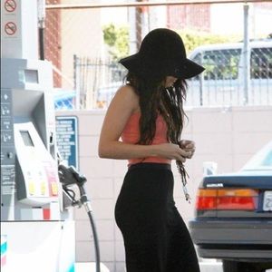 NEW Free People Black Floppy Hat Vanessa Hudgens
